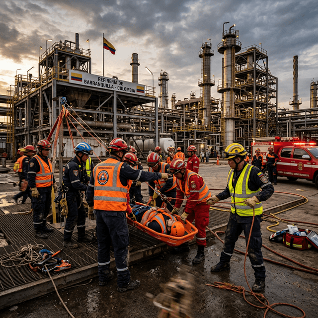 Simulacro industrial